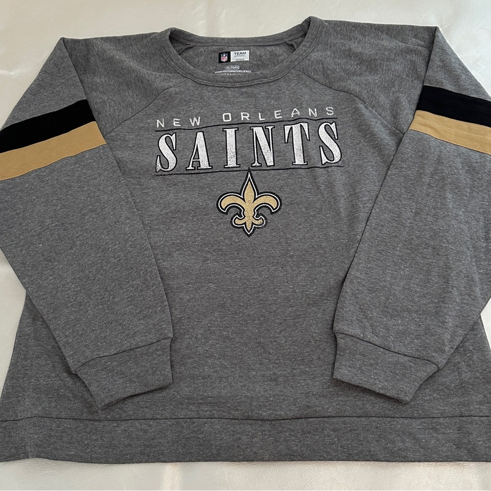 NFL New Orleans Saints Gray Sweatshirt